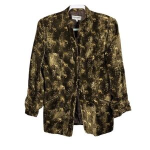 Giorgio Armani Velour Embossed Blazer